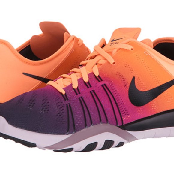 Nike Free TR 6 Spectrum Training Shoes Neon - 8 - Picture 3 of 11